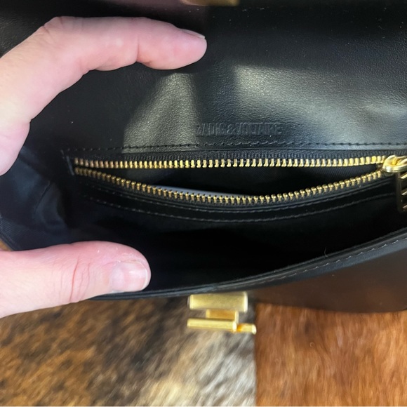 Zadig and Voltaire Initiale Mini Calfskin Crossbody - Picture 6 of 7